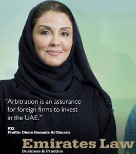 Emirates Law features Legal Expert, Diana Hamade, on Arbitration