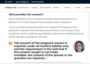 UAE’s New Abortion Resolution for Gulf News
